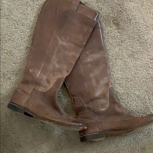 Frye brown leather boots- unsure of name